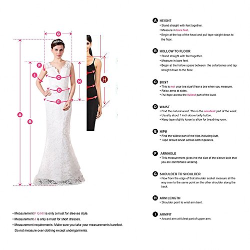 DreamyDesign Damen Vintage A-Linie Hochzeitskleid Brautkleid Kurz Arm Sommer Knöchellang DE42 Weiß - 4