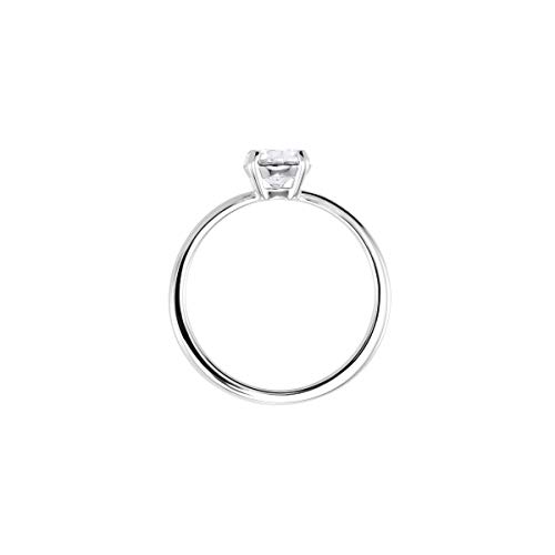 Swarovski Attract Ring, Weißer, Rhodinierter Damenring mit Funkelndem Swarovski Kristall - 3