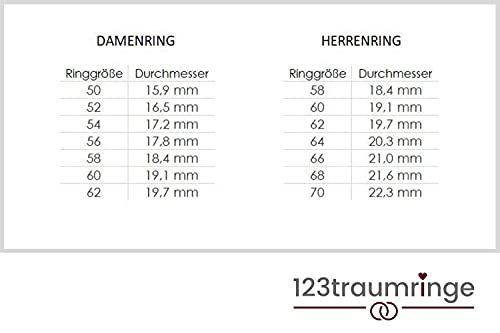 Titan/Carbon in Juwelier-Qualität mit BRILLANT von 123traumringe / 2x Trauringe/Eheringe (Gravur/Ringmaßband/Etui/Zertifikat) - 5