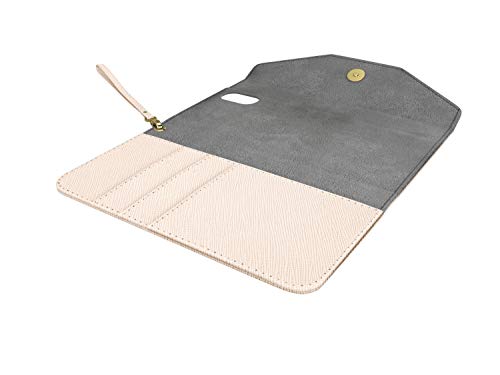 IDEAL OF SWEDEN Mayfair Handytaschen Clutch für iPhone 11 (Saffiano Vegan Leather) (Beige) - 3