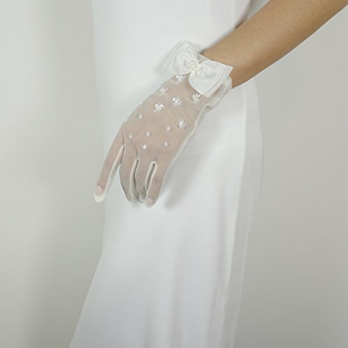 Shmily Elegant Handschuhe Hochzeitshandschuhe Brauthandschuhe neu SS0002 -