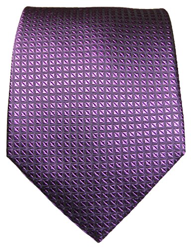 Violettes Krawatten Set 2tlg 100% Seidenkrawatte -