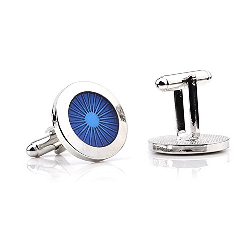 Hosaire 1 Paar Manschettenknöpfe Hemd Cufflinks Mode Blau Auge Form Hochzeit Manschettenknopf Exquisite Zubehör -