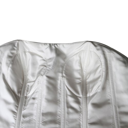 GEORGE BRIDE Garn A-Linie Prinzessin Brautkleider Hochzeitskleider, Groesse 42, Weiss - 4