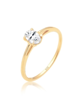 Elli Premium Ring Verlobungsring Valentin Liebe Topas 585 Gelbgold Elli Premium Gold