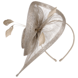 Lierys Silver Spiralia Fascinator Kopfschmuck Hochzeitshut Anlasshut Damenhut